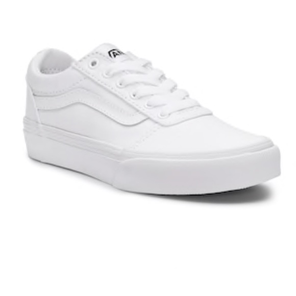 womans white vans
